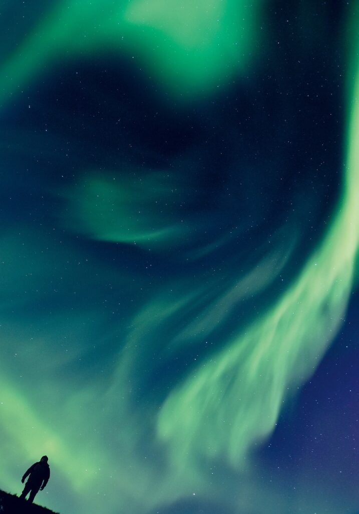 aurora borealis, sky, norway, the phenomenon of, night, nature, scandinavia, aurora, green, night sky, polar, lights