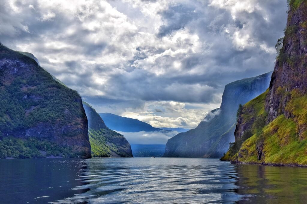 sognefjord, fjord, norway, nature, water, mountains, sky, travel, reflection, gull, mirroring, blue mirror, sognefjord, sognefjord, sognefjord, sognefjord, sognefjord
